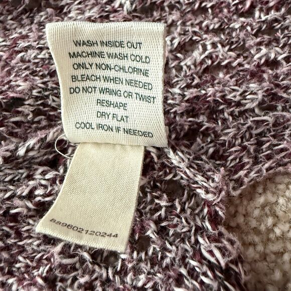 Mudd Junior's Size Small Cardigan Long Sleeve Knitted Maroon Hooded Pockets - Picture 6 of 6